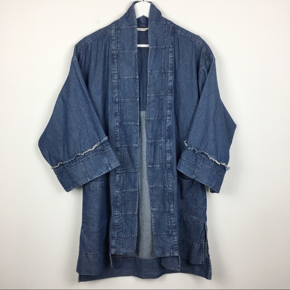 Anthropologie Jackets & Blazers - Soft Surroundings Amadi Denim Kimono Jacket